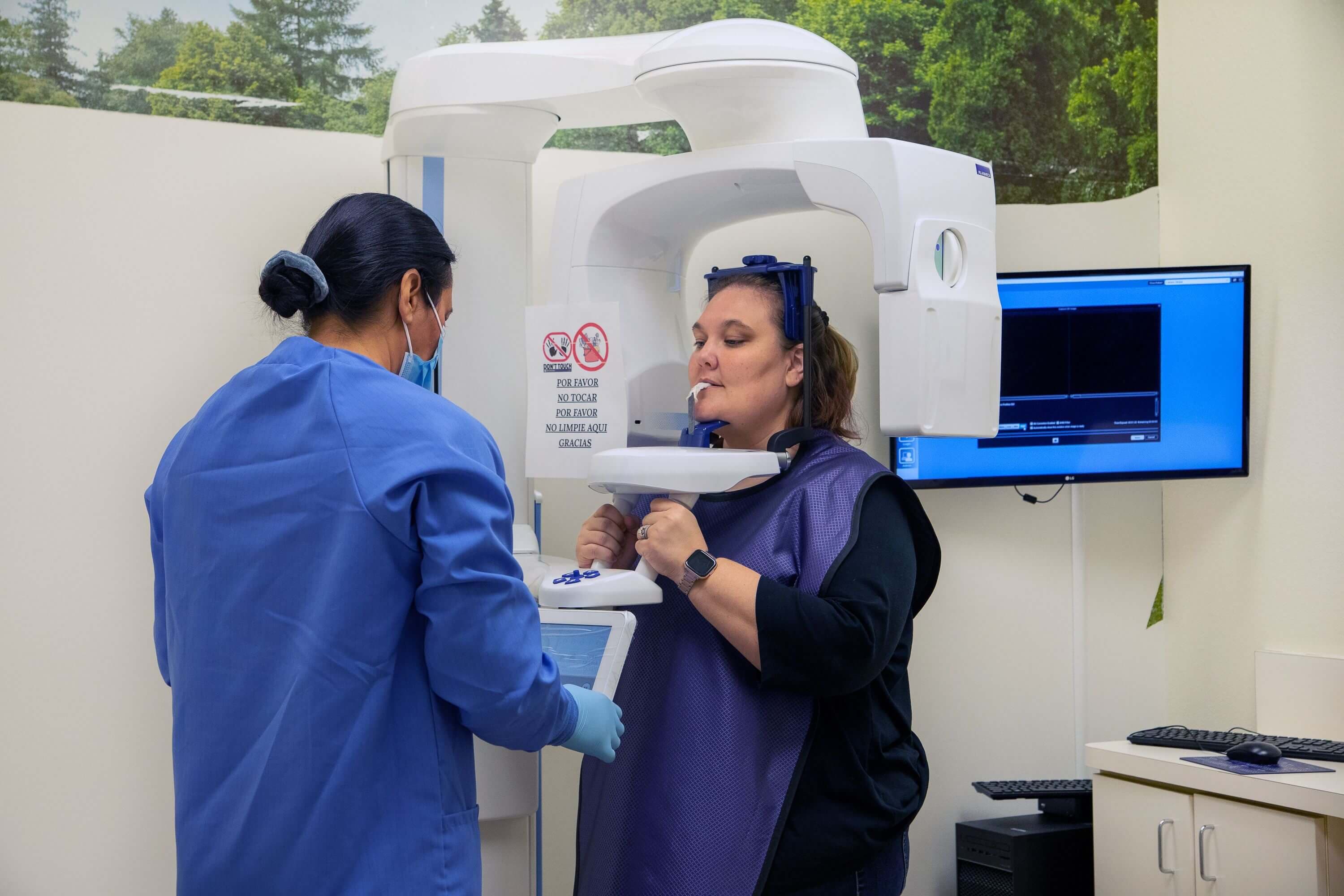 Process of taking an CT-scan for a patient